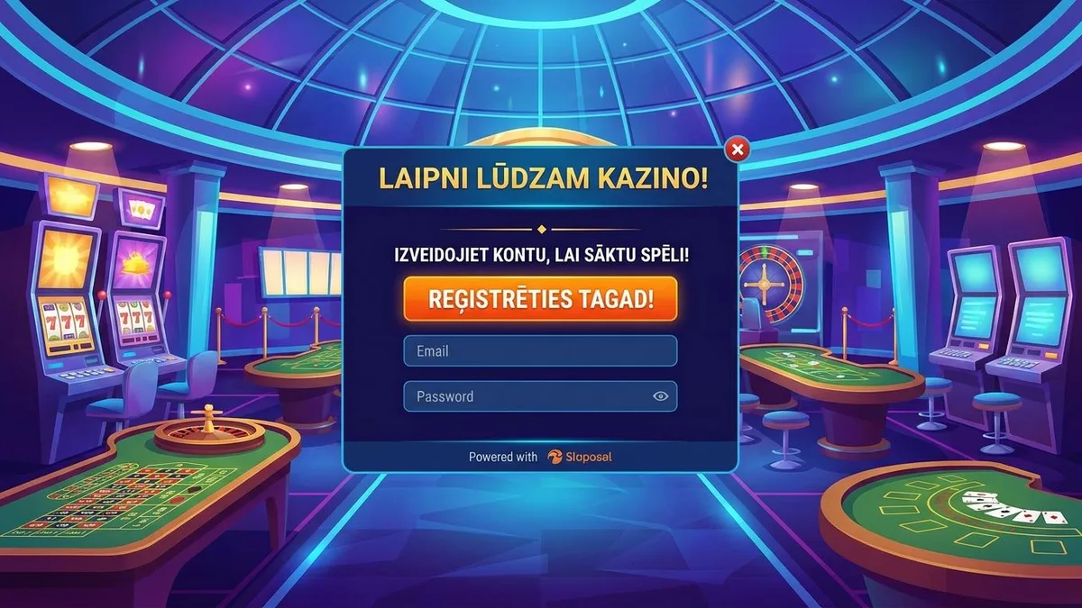Reģistrācija ar bonusu
